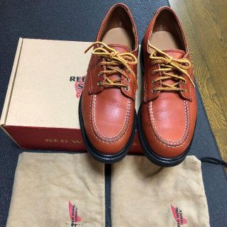 レッドウィング(REDWING)の美品レッドウィングクラシックオックスフォード8020サイズ7.5E(スリッポン/モカシン)