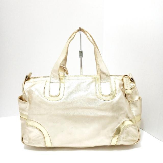 ロエベ ハンドバッグ美品 - ゴールド - ハンドバッグ