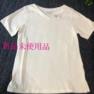 白T Vネック　レディースTシャツ　新品(Tシャツ(半袖/袖なし))