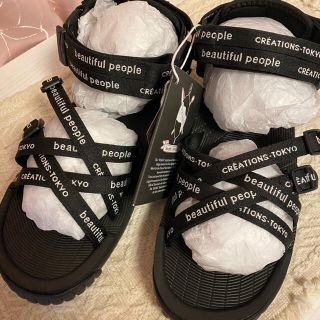 beautiful people スキニーテープサンダル