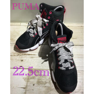 プーマ(PUMA)のPUMA プーマ フィットネスシューズ ブラック&ピンク 22.5cm(スニーカー)