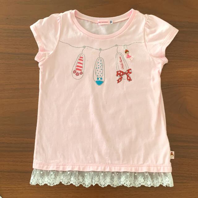 mikihouse(ミキハウス)の専用　ミキハウス　リーナちゃん　Tシャツ2枚　100（90） キッズ/ベビー/マタニティのキッズ服女の子用(90cm~)(Tシャツ/カットソー)の商品写真