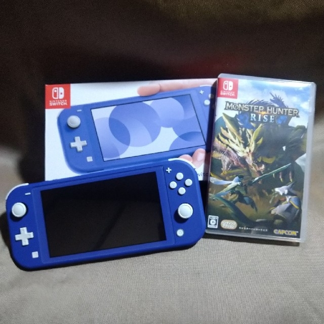 Nintendo Switch Liteブルー+モンスターハンターライズセット