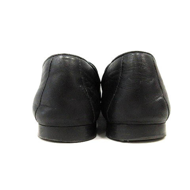Salvatore Ferragamo(サルヴァトーレフェラガモ)のサルヴァトーレフェラガモ LESLEY ローファー 7D 24.5cm 黒 レディースの靴/シューズ(ローファー/革靴)の商品写真