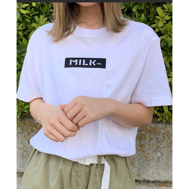 MILKFED.(ミルクフェド)のMILKFED. ミルクフェド　カットソー　Tシャツ レディースのトップス(Tシャツ(半袖/袖なし))の商品写真