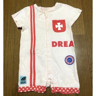 ドリームベイビーズ(DREAMBABYS)の80サイズ　DREAM BABYS ロンパース　同梱で200円(ロンパース)