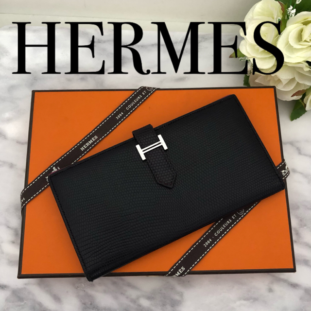 Hermes(エルメス)のNancy様専用　　　　　　 エルメス　べアン　スフレ　リザード❣️バ レディースのファッション小物(財布)の商品写真