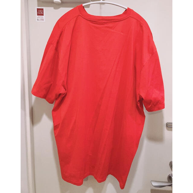 CELINE - CELINE ロゴ オーバーサイズ Tシャツ XL 赤の通販 by CELINE - CELINE ロゴ オーバーサイズ Tシャツ XL 赤の通販 by