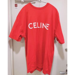 ▪︎CELINE▪︎ ロゴ オーバーサイズ Tシャツ XL ウォッシュドブルー