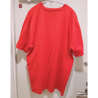 CELINE ロゴ オーバーサイズ Tシャツ XL 赤