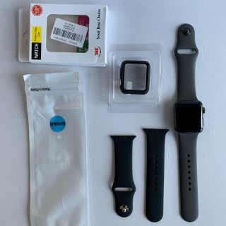 アップルウォッチ(Apple Watch)の最終値下げ　Apple Watch series2  38㎜スペースグレー極美品(その他)