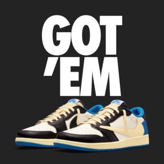 ナイキ(NIKE)のTravis Scott FRAGMENT NIKE AIR JORDAN 1(スニーカー)