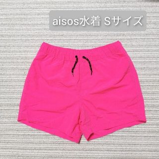 エイソス(asos)のaisos エイソス 水着 メンズ ショート ピンク 蛍光(水着)