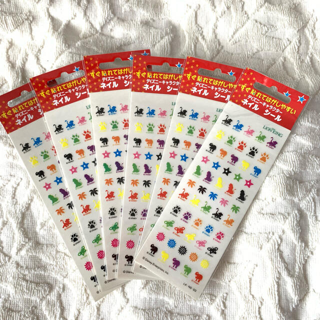 Disney ディズニー ネイルシール ライオンキング まとめて6シートの通販 By Kuma S Shop ディズニーならラクマ