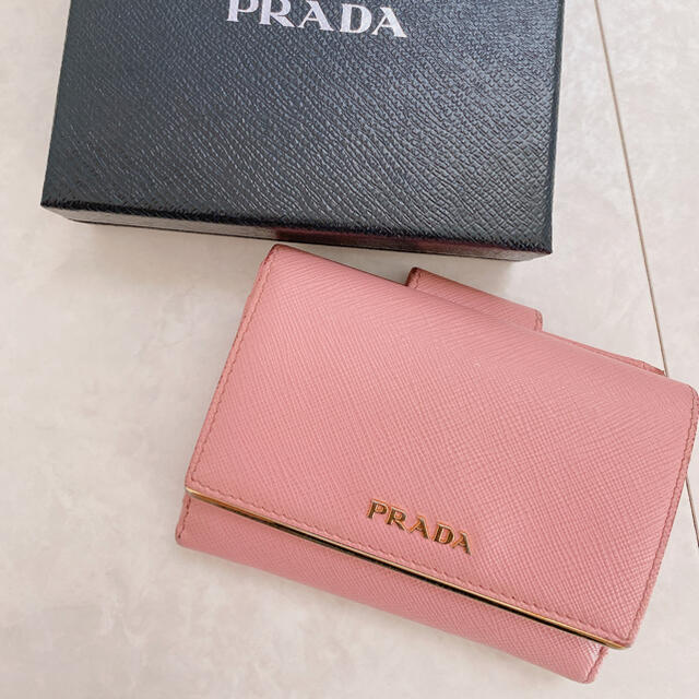 コンビニ受取対応商品 【正規品】PRADA プラダ 二つ折り財布