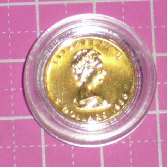 ☆カナダ金貨☆ カナダ・メイプルリーフ金貨 1/10oz 1986年銘 ☆カナダ金貨☆ カナダ・メイプルリーフ金貨 1/10oz 1986年銘