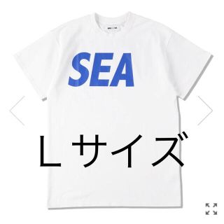 シー(SEA)の【新品Ｌ】WIND AND SEA Tシャツ ホワイト デカロゴT(Tシャツ/カットソー(半袖/袖なし))