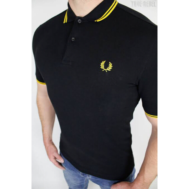 Fred Perry フレッドペリー ポロシャツ S 黒 2