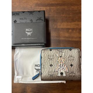 MCM 折りたたみ財布 三つ折財布 ヴィセトス うさぎ レザー