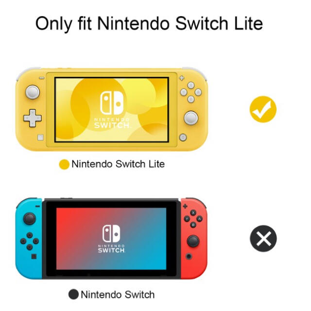 スイッチライト スタンド カバー クリア ハード ケース Switch Lite エンタメ/ホビーのゲームソフト/ゲーム機本体(その他)の商品写真