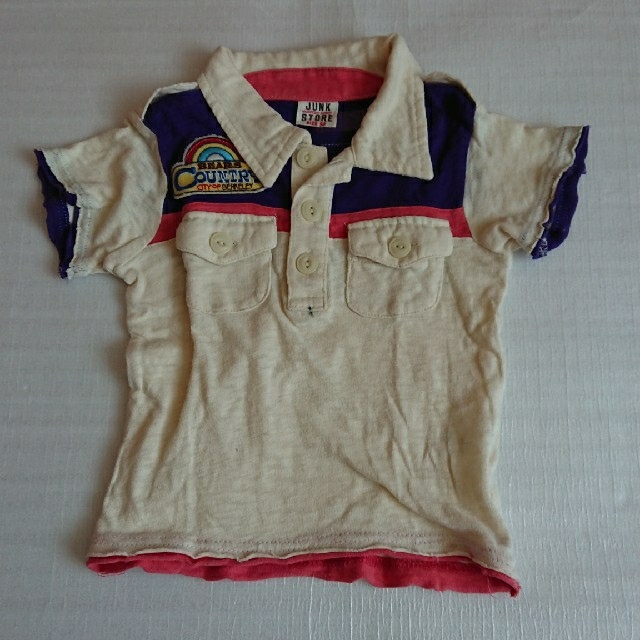 JUNK STORE(ジャンクストアー)の90センチJUNK  STOREシャツ キッズ/ベビー/マタニティのキッズ服男の子用(90cm~)(Tシャツ/カットソー)の商品写真