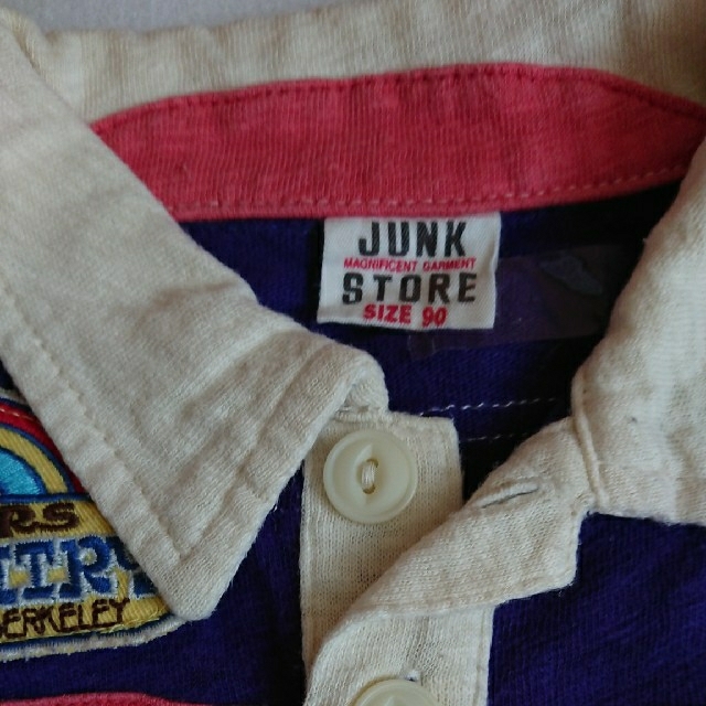 JUNK STORE(ジャンクストアー)の90センチJUNK  STOREシャツ キッズ/ベビー/マタニティのキッズ服男の子用(90cm~)(Tシャツ/カットソー)の商品写真