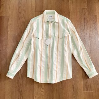 ザラ(ZARA)のストライプシャツジャケット(シャツ)