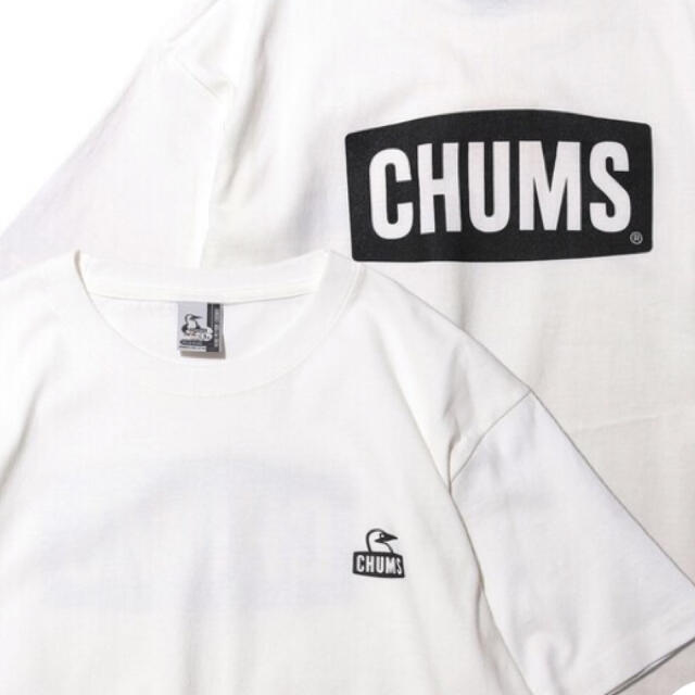 CHUMS(チャムス)の【CHUMS】Tシャツ  白   L メンズのトップス(Tシャツ/カットソー(半袖/袖なし))の商品写真