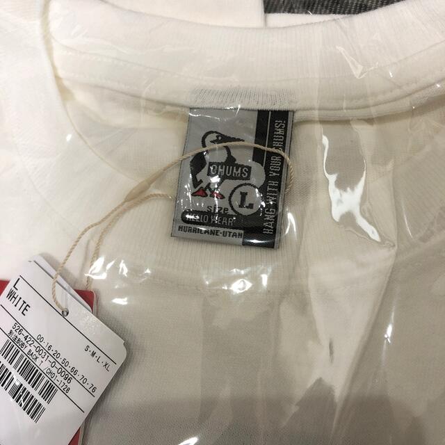 CHUMS(チャムス)の【CHUMS】Tシャツ  白   L メンズのトップス(Tシャツ/カットソー(半袖/袖なし))の商品写真