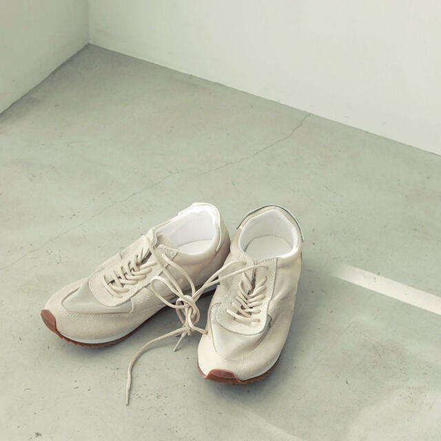 TODAYFUL(トゥデイフル)の新品　Leather x Mesh Sneakers メンズの靴/シューズ(スニーカー)の商品写真