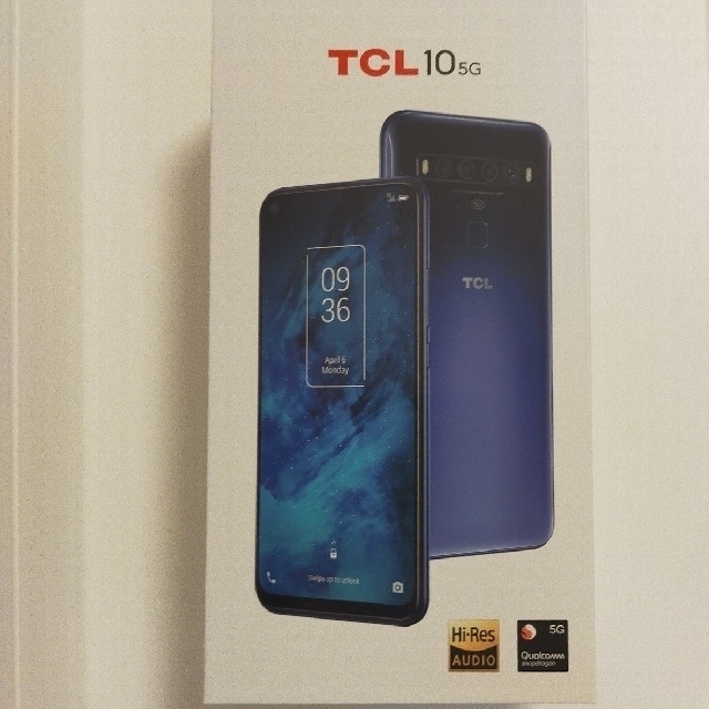 【新品未使用】TCL - 10 5G simフリースマートフォン 6GB/128スマホ/家電/カメラ