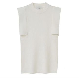 ステュディオス(STUDIOUS)のCLANE クラネ SQUARE SLEEVE KNIT TOPS(カットソー(半袖/袖なし))