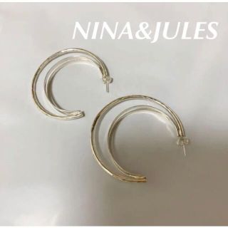 プラージュ(Plage)の美品Plage NINA&JULES HALF CIRCLE ピアス　argue(ピアス)