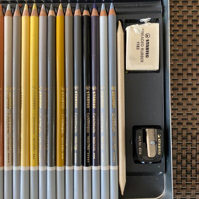 【スタビロ】水彩パステル色鉛筆 カーブオテロ 60色セット