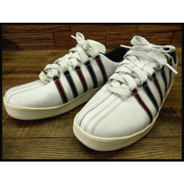 G② K-SWISS ケースイス ローカット レザー スニーカー 25.5cm