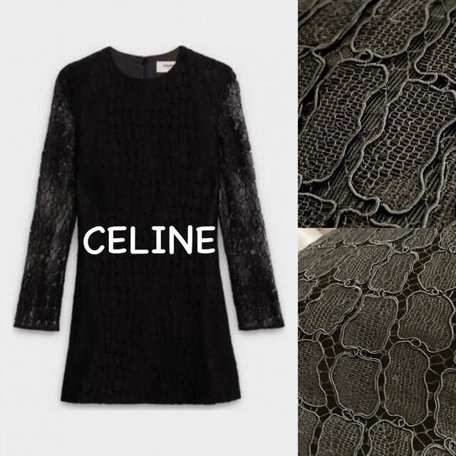 ■18.19AW-新品未使用■CELINE/セリーヌ ワンピース・ドレス