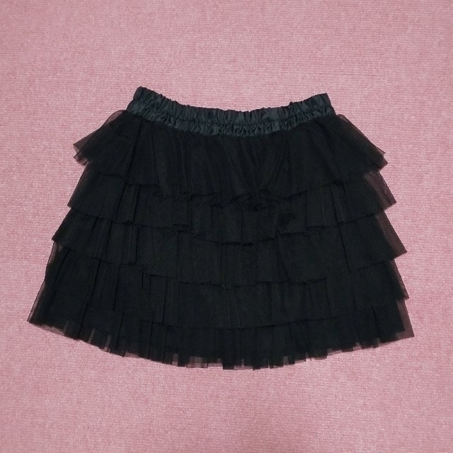 ZARA KIDS(ザラキッズ)のZARAキッズ チュールスカート ブラック 160cm キッズ/ベビー/マタニティのキッズ服女の子用(90cm~)(スカート)の商品写真