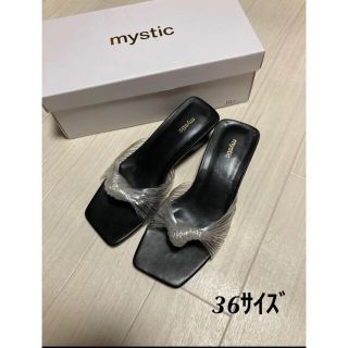 ミスティック(mystic)の新作 mystic  ミスティック クリア結び目サンダル(サンダル)