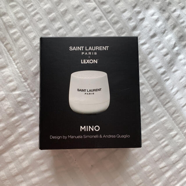 Saint Laurent(サンローラン)のSAINT LAURENT×LEXON  Bluetoothスピーカー スマホ/家電/カメラのオーディオ機器(スピーカー)の商品写真