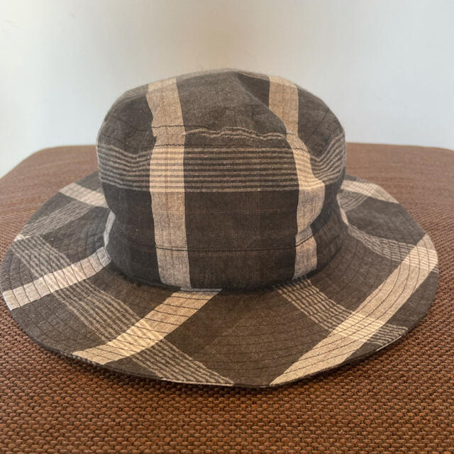 SUNSEA(サンシー)の SUNSEA CHECK SENOR HAT BLACK CHECK 17SS メンズの帽子(ハット)の商品写真