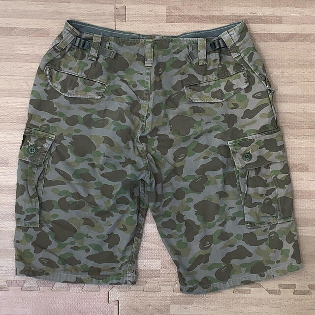 ★激レア★ URSUS BAPE グリーン カモ ショーツ ハーフ パンツ S