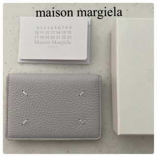 マルタンマルジェラ(Maison Martin Margiela)のmaison  margielaメゾンマルジェラ　 バイカラーカードケース新品(名刺入れ/定期入れ)