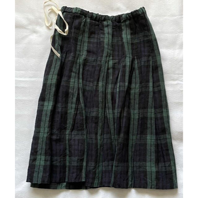 inaリネンスカート レディースのスカート(ひざ丈スカート)の商品写真