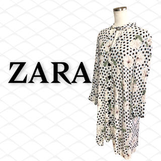 ザラ 花柄ワンピ ミニワンピース レディース ホワイト 白色系 の通販 21点 Zaraのレディースを買うならラクマ