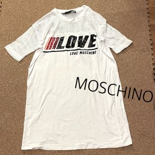 モスキーノ(MOSCHINO)のゆきち様専用！定価約3万円美品 MOSCHINO ワンピTシャツ(ひざ丈ワンピース)