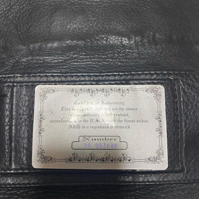 A&G(エーアンドジー)のA&G  長財布(ギャランティーカード付き)  ウォレット メンズのファッション小物(長財布)の商品写真