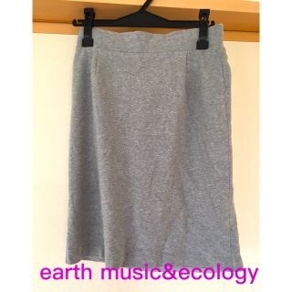 アースミュージックアンドエコロジー(earth music & ecology)のearth music&ecology　スウェットタイトスカート(ひざ丈スカート)