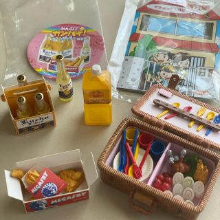 リーメント　みんなのおひるごはん　ピクニック　他セット(ミニチュア)