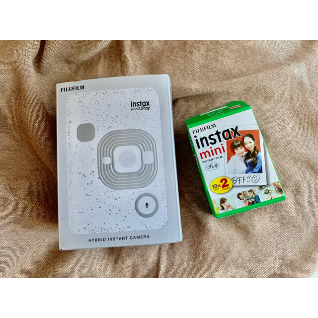 ＜新品＞instax mini liplay stonewhite