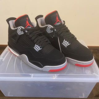 ナイキ(NIKE)のNIKE AIR JORDAN4 RETRO OG BRED 27.5(スニーカー)